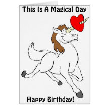Mythical Love! Birthday Card For Kids