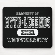 Myths &amp; Legends University Dark Mouse Pads