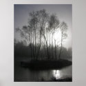 Mytic dusk in a frozen world poster posters