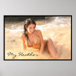 Mz Heather "mermaid washed ashore" poster posters
