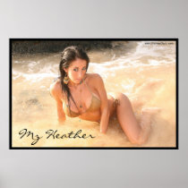 Mz Heather "mermaid washed ashore" poster