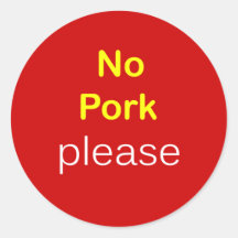 n14 - Food Request ~ NO PORK PLEASE. Stickers