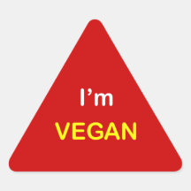 n2 - Food Alert ~ I'M VEGAN. Sticker