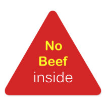 n44 - Food Label ~ NO BEEF INSIDE.