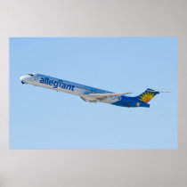 N874GA Allegiant Air MD-83 Posters