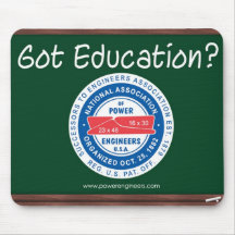 N.A.P.E. Education Logo Mousepad