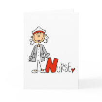 N is for Nurse Greeting Card