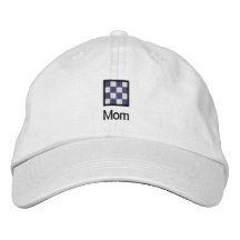 N, Mom Embroidered Baseball Caps