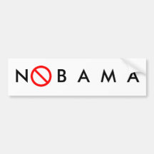 n /o bama bumper sticker