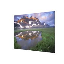 NA, Canada, Alberta, Tonoquin Valley. Jasper Gallery Wrap Canvas