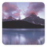 NA, Canada, Banff NP, Morning's first light on stickers