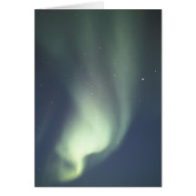 NA, Canada, Manitoba, Churchill Northern lights, Card