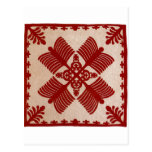 Na Kalaunu Me Na Kāhili, quilt Post Card