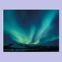NA, USA, Alaska, Brooks Range, Curtains of green postcards