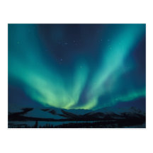NA, USA, Alaska, Brooks Range, Curtains of green Postcard