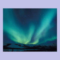 NA, USA, Alaska, Brooks Range, Curtains of green posters