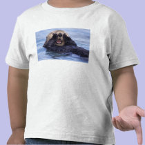 NA, USA, Alaska. Sea otters are the largest t-shirts