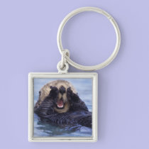 NA, USA, Alaska. Sea otters are the largest keychains