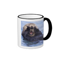 NA, USA, Alaska. Sea otters are the largest Mugs