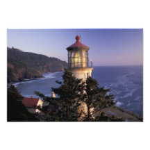 NA, USA, Oregon, Heceta Head Lighthouse, Art Photo