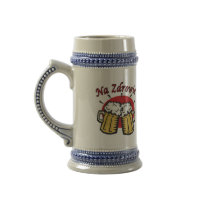 Na Zdrowie Toast With Beer Mugs
