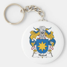 Nadal Family Crest Keychain