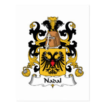 Nadal Family Crest Post Card