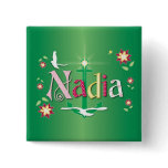 Nadia Pinback Button