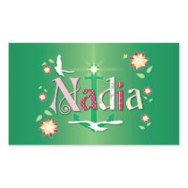 Nadia Rectangular Stickers