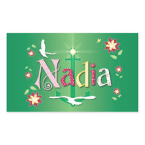 Nadia Rectangle Stickers