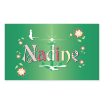 Nadine Rectangular Stickers