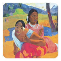 Nafea Faaipoipo , 1892 Square Stickers