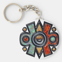 Nahui Ollin Keychains
