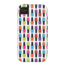 Nail polish pattern case for the iPhone 4