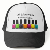 Nail Salon Business, Bright Polish Bottles