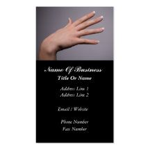 Nail Salon Business Card