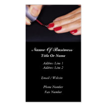 Nail Salon Business Card