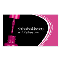 Nail Technician Business Cards