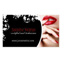 Nail Technician Business Cards
