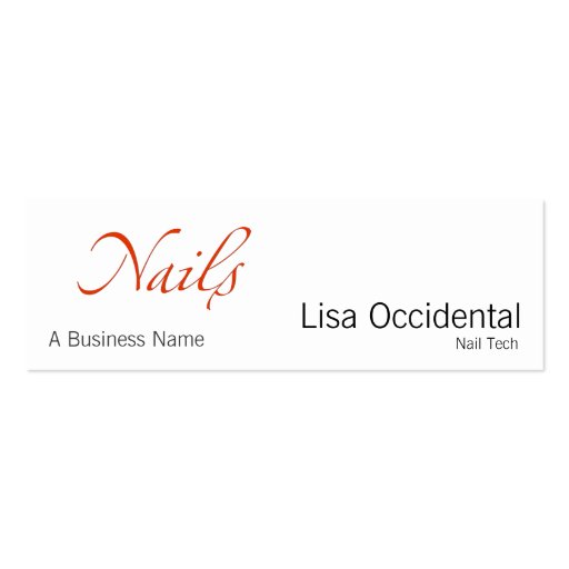 Nails Business Card