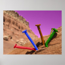 nails in the desert print