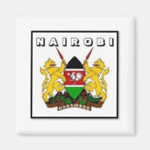 Nairobi, Kenya Products Fridge Magnet