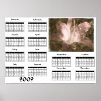 Naked lady lily - 2009 Calendar Print