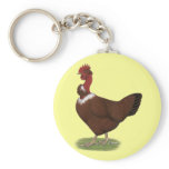 Naked-neck Hen Keychain