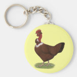 Naked-neck Hen Keychain