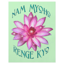Nam Myoho Renge Kyo with Lotus Flower Design Personalized Flyer