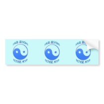 'Nam Myoho Renge Kyo' Yin & Yang Buddhism Bumper Stickers