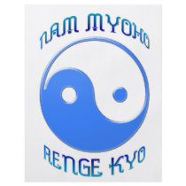 'Nam Myoho Renge Kyo' Yin & Yang Buddhism Flyer Design