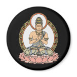 Namaskara Mudra Buddha Refrigerator Magnets