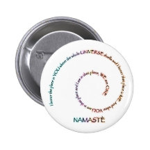 Namaste and its Meaning Button